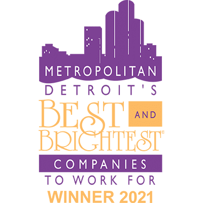 Metropolitan Detroit's Best and Brightest Companies to Work For 2021 winner